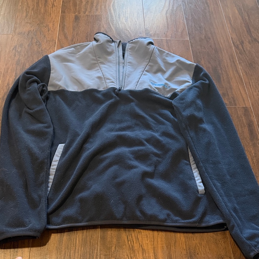 Navy  Quarter-Zip Pullover